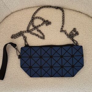 Issey Miyake Bao Bao Blue Geometric Wristlet